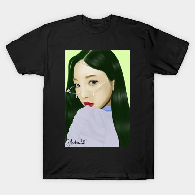 AESPA KARINA ART PRINT (FAN ART) T-Shirt by GMICHAELSF